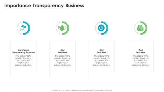 Importance Transparency Business In Powerpoint And Google Slides Cpb