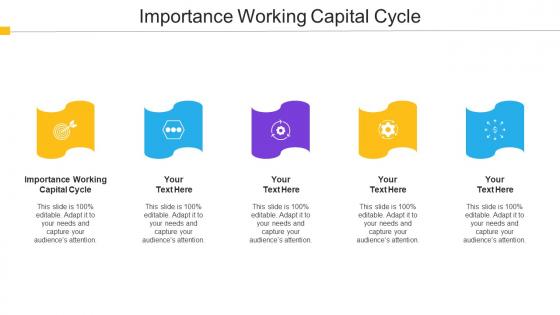 Importance Working Capital Cycle Ppt Powerpoint Presentation Summary Designs Cpb