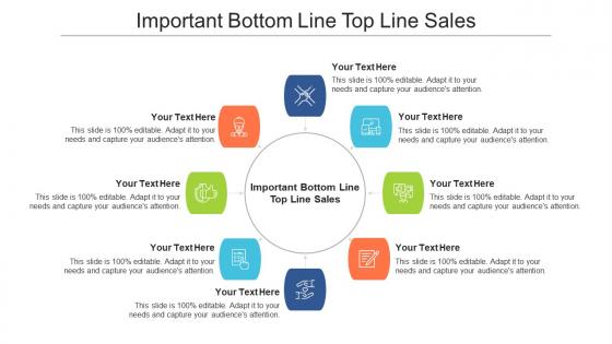 Important bottom line top line sales ppt powerpoint presentation icon topics cpb
