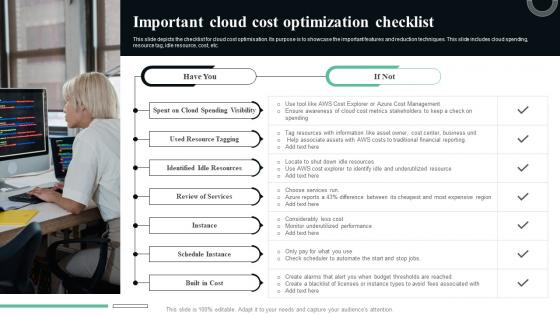 Important Cloud Cost Optimization Checklist