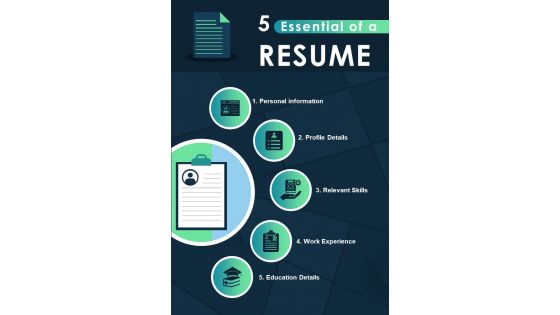 Important Elements For Creating Candidate Resume