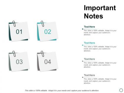 Important notes ppt powerpoint presentation deck