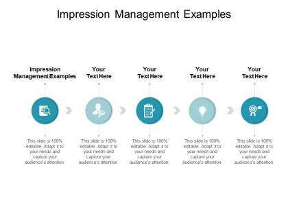 Impression management examples ppt powerpoint presentation summary format cpb