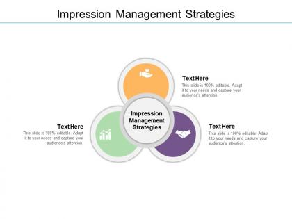 Impression management strategies ppt powerpoint presentation professional visuals cpb