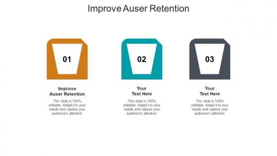 Improve auser retention ppt powerpoint presentation model cpb