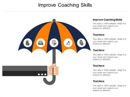Improve coaching skills ppt powerpoint presentation portfolio files cpb