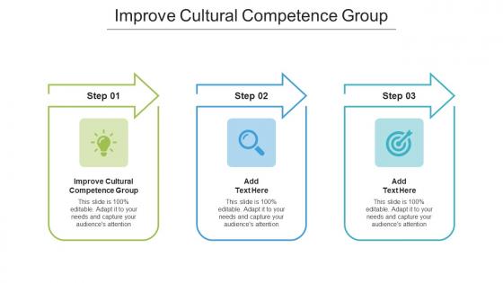 Improve Cultural Competence Group Ppt PowerPoint Presentation Model Themes Cpb