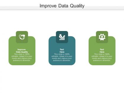 Improve data quality ppt powerpoint presentation outline graphic images cpb
