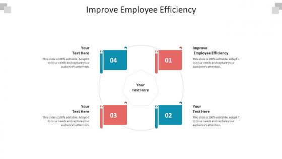 Improve employee efficiency ppt powerpoint presentation professional slide cpb