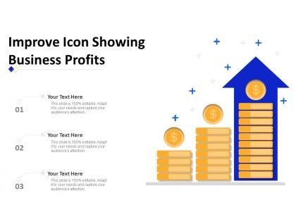 Improve icon showing business profits