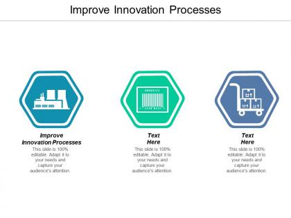 Improve innovation processes ppt powerpoint presentation gallery information cpb