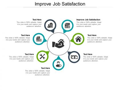 Improve job satisfaction ppt powerpoint presentation diagrams cpb