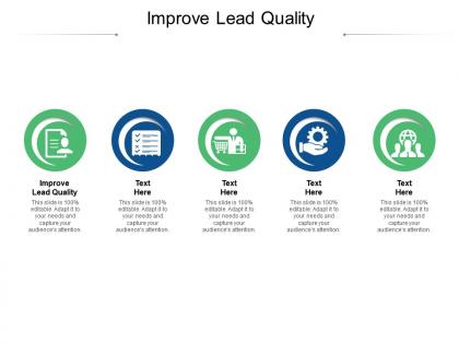 Improve lead quality ppt powerpoint presentation summary graphics design cpb