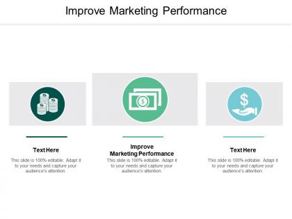 Improve marketing performance ppt powerpoint presentation styles inspiration cpb