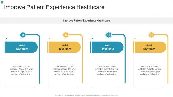 Improve Patient Experience Healthcare In Powerpoint And Google Slides Cpb Improve Patient Experience Healthcare In Powerpoint And Google Slides Cpb