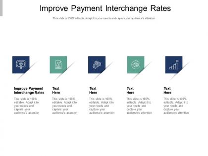 Improve payment interchange rates ppt powerpoint presentation styles graphics cpb