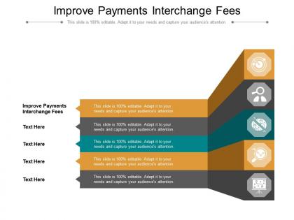 Improve payments interchange fees ppt powerpoint presentation summary rules cpb