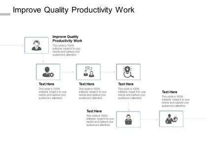 Improve quality productivity work ppt powerpoint presentation model file cpb