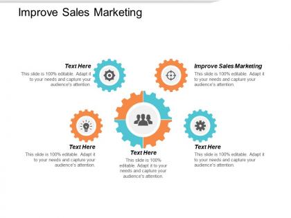 Improve sales marketing ppt powerpoint presentation portfolio brochure cpb