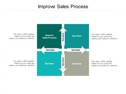 Improve sales process ppt powerpoint presentation file clipart images cpb