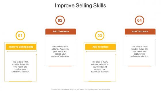 Improve Selling Skills In Powerpoint And Google Slides Cpb