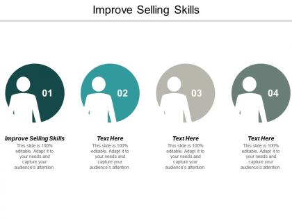 Improve selling skills ppt powerpoint presentation ideas templates cpb