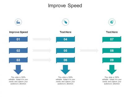 Improve speed ppt powerpoint presentation ideas cpb
