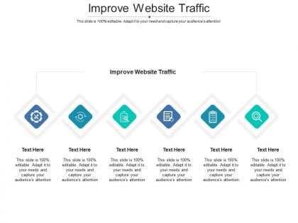 Improve website traffic ppt powerpoint presentation professional diagrams cpb
