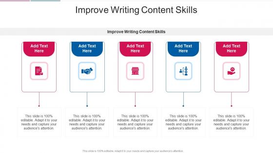Improve Writing Content Skills In Powerpoint And Google Slides Cpb