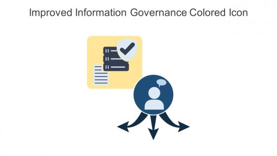 Improved Information Governance Colored Icon In Powerpoint Pptx Png And Editable Eps Format
