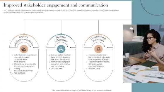 Improved Stakeholder Engagement And Workplace Communication Strategy To Improve