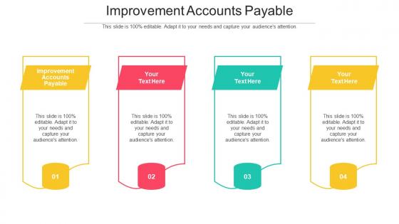 Improvement Accounts Payable Ppt Powerpoint Presentation File Show Cpb