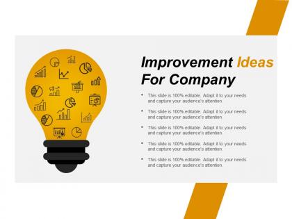 Improvement ideas for company powerpoint slide inspiration