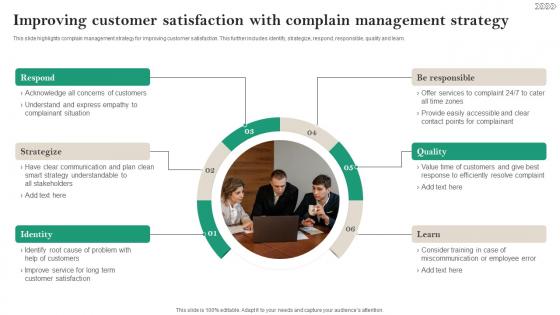 Improving Customer Satisfaction With Complain Management Strategy