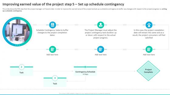 Improving Earned Value Of The Project Step 5 Set Up Schedule Earned Value Management