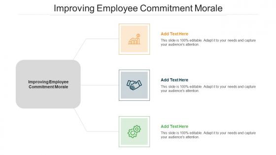 Improving Employee Commitment Morale Ppt Powerpoint Presentation Slides Cpb
