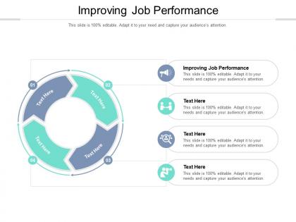 Improving job performance ppt powerpoint presentation summary images cpb