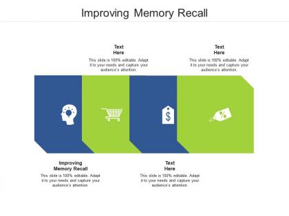 Improving memory recall ppt powerpoint presentation portfolio format cpb