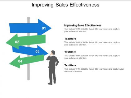 Improving sales effectiveness ppt powerpoint presentation layouts graphics tutorials cpb
