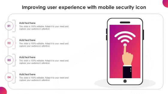 Improving User Experience With Mobile Security Icon