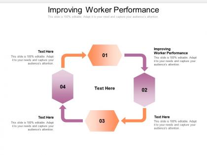Improving worker performance ppt powerpoint presentation professional styles cpb