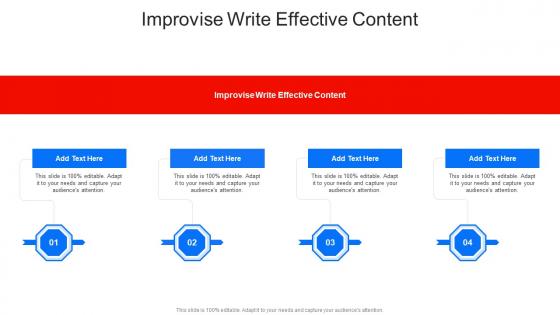 Improvise Write Effective Content In Powerpoint And Google Slides Cpb