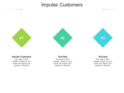 Impulse customers ppt powerpoint presentation pictures slides cpb