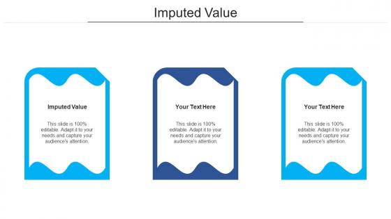 Imputed value ppt powerpoint presentation infographics maker cpb