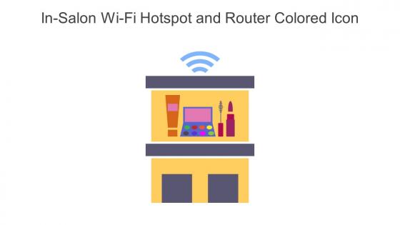 In Salon Wi Fi Hotspot And Router Colored Icon In Powerpoint Pptx Png And Editable Eps Format