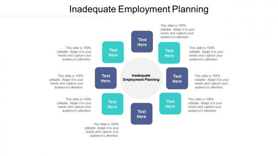 Inadequate employment planning ppt powerpoint presentation infographics skills cpb