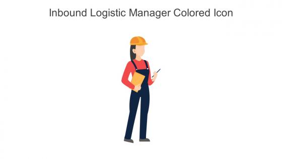 Inbound Logistic Manager Colored Icon In Powerpoint Pptx Png And Editable Eps Format
