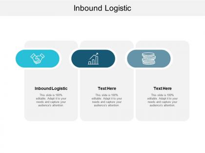 Inbound logistic ppt powerpoint presentation gallery design templates cpb