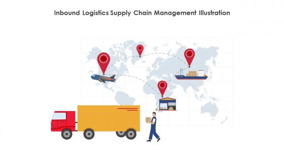 Inbound Logistics Supply Chain Management Illustration
