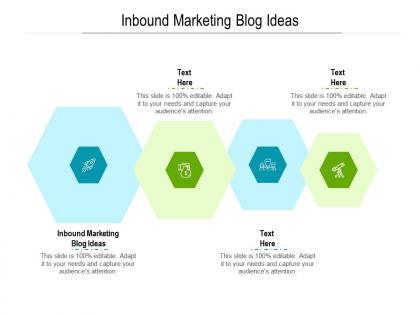 Inbound marketing blog ideas ppt powerpoint presentation inspiration graphics example cpb